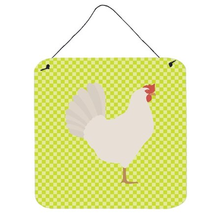 MICASA Leghorn Chicken Green Wall or Door Hanging Prints6 x 6 in. MI231282